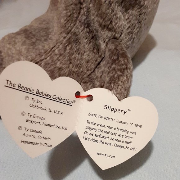 Slippery Beanie Babies with "tag errors" - Picture 6 of 8